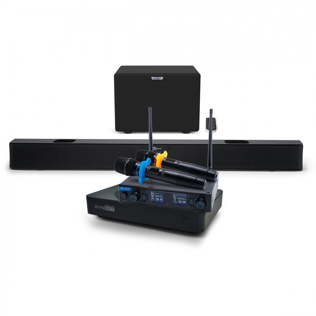 Hi-End караоке-система EVOBOX Premium + EvoSoundBar (саундбар с караоке) в Нефтеюганске