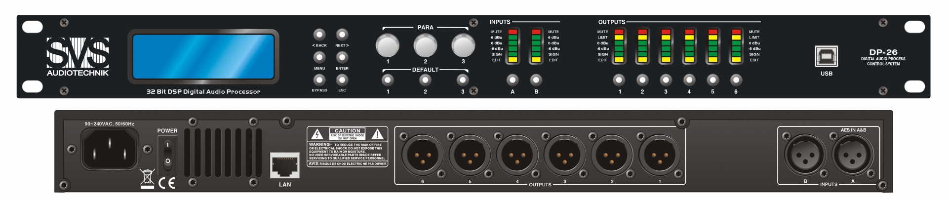SVS Audiotechnik DP-26 Цифровой процессор: 2 входа 6 выходов в Нефтеюганске