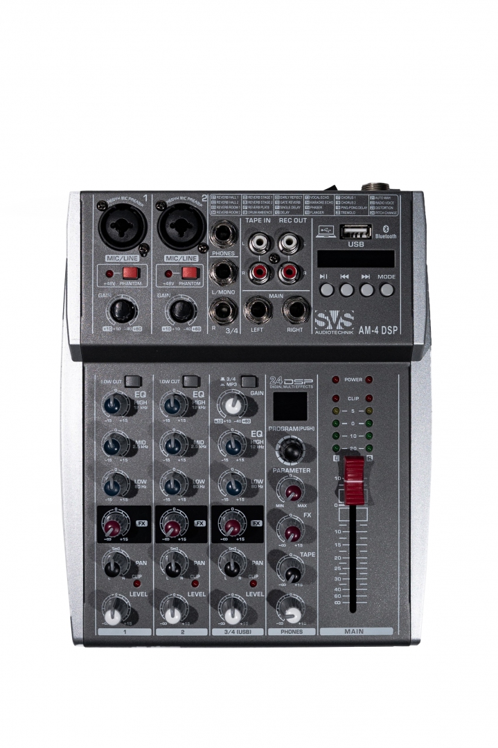 SVS Audiotechnik mixers AM-4 DSP Аналоговый микшерный пульт, 4-канала в Нефтеюганске